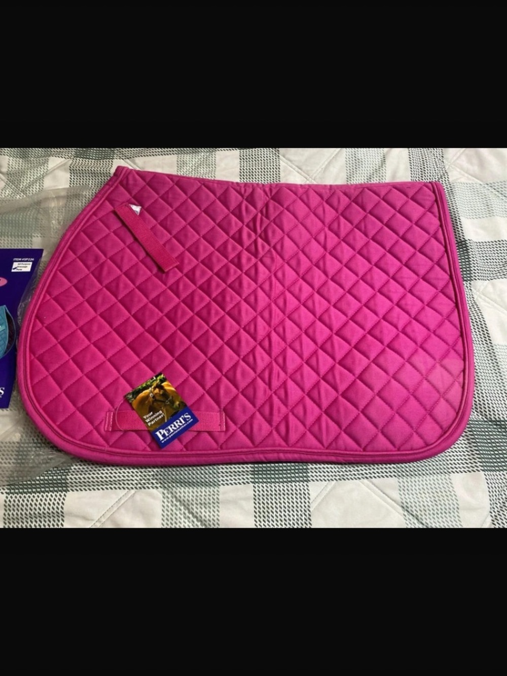 NEW Perris Raspberry pink pony all purpose English saddle pad schooling horse